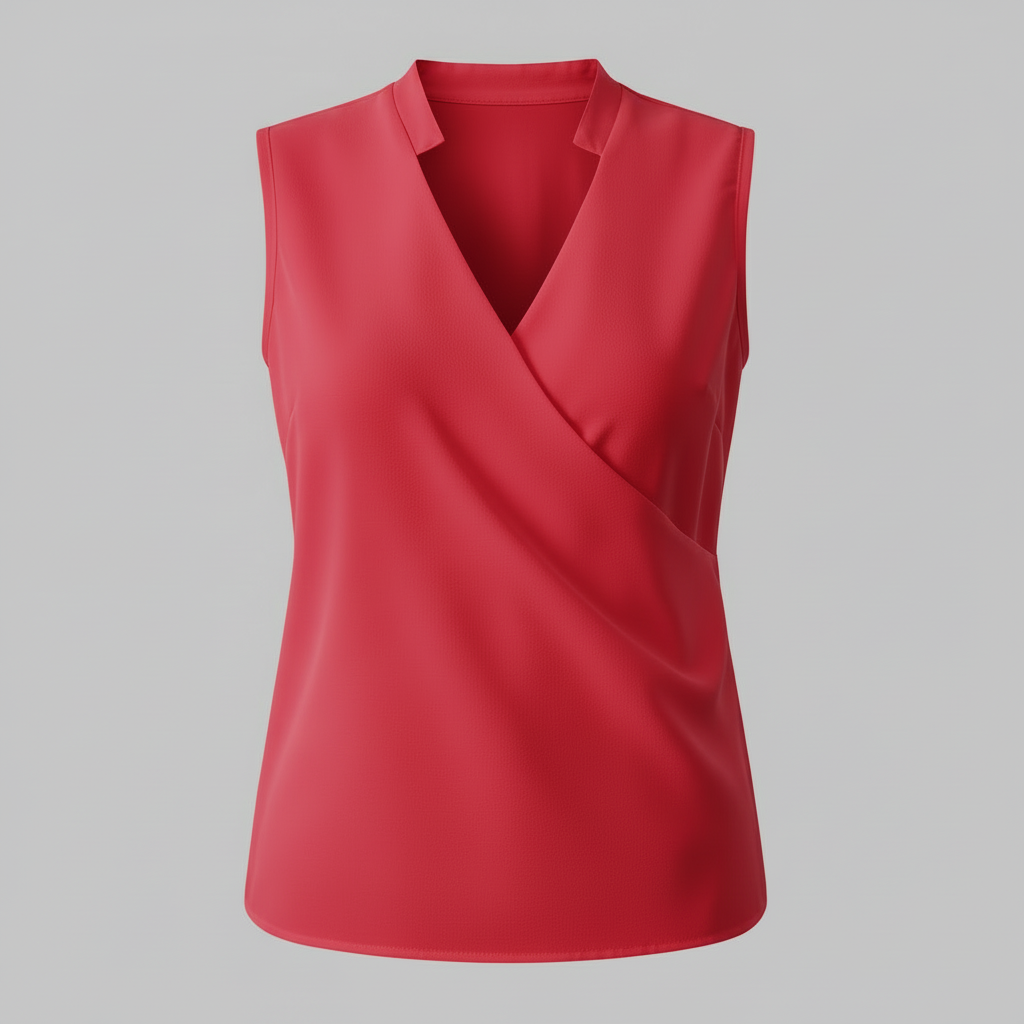 Damen Sommertop V-Ausschnitt | Lässiges Oberteil für Damen