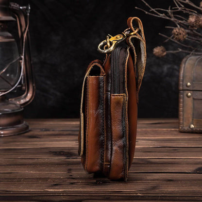 Herren Gürteltasche Echtleder – Crossbody Multifach & Robust