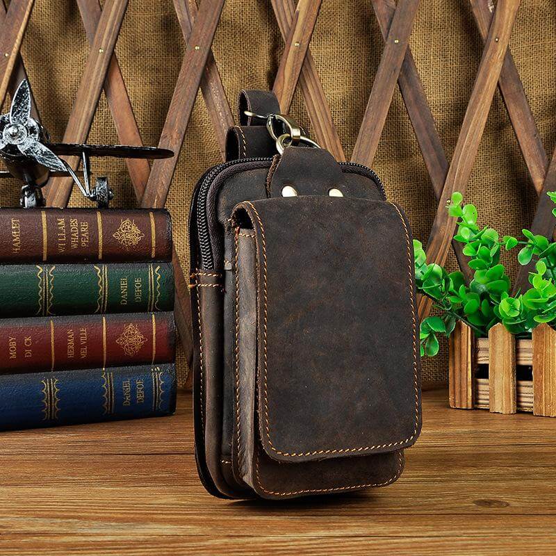 Herren Gürteltasche Echtleder – Crossbody Multifach & Robust