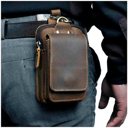 Herren Gürteltasche Echtleder – Crossbody Multifach & Robust
