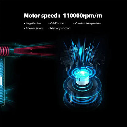 Professioneller Haartrockner Velair – Ionentechnologie & Schnelltrocknend