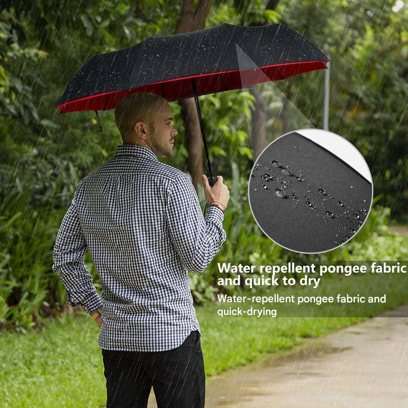 Faltbarer Regenschirm AeroShield – Sturmfest & Windfest