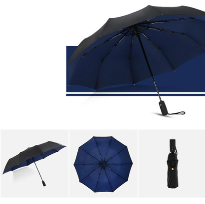 Faltbarer Regenschirm AeroShield – Sturmfest & Windfest