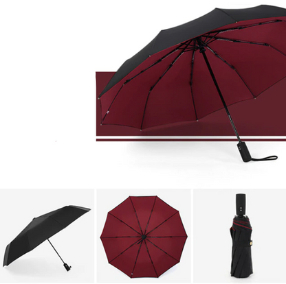 Faltbarer Regenschirm AeroShield – Sturmfest & Windfest