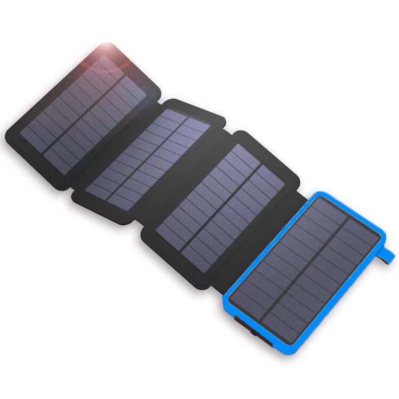 Solar-Powerbank – 4 Panels 3 USB-Ausgänge & Outdoor Laden