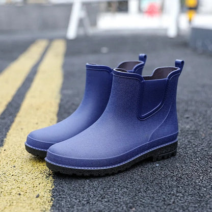 Herren Halbhohe Regenstiefel – Wasserdicht Rutschfest & Robust