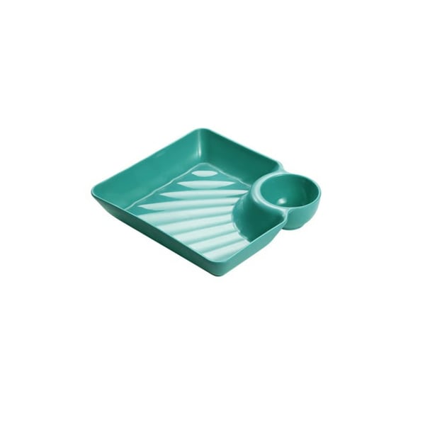 Dip-Teller mit Soßenfach – Kein Kleckern & Snack-Design